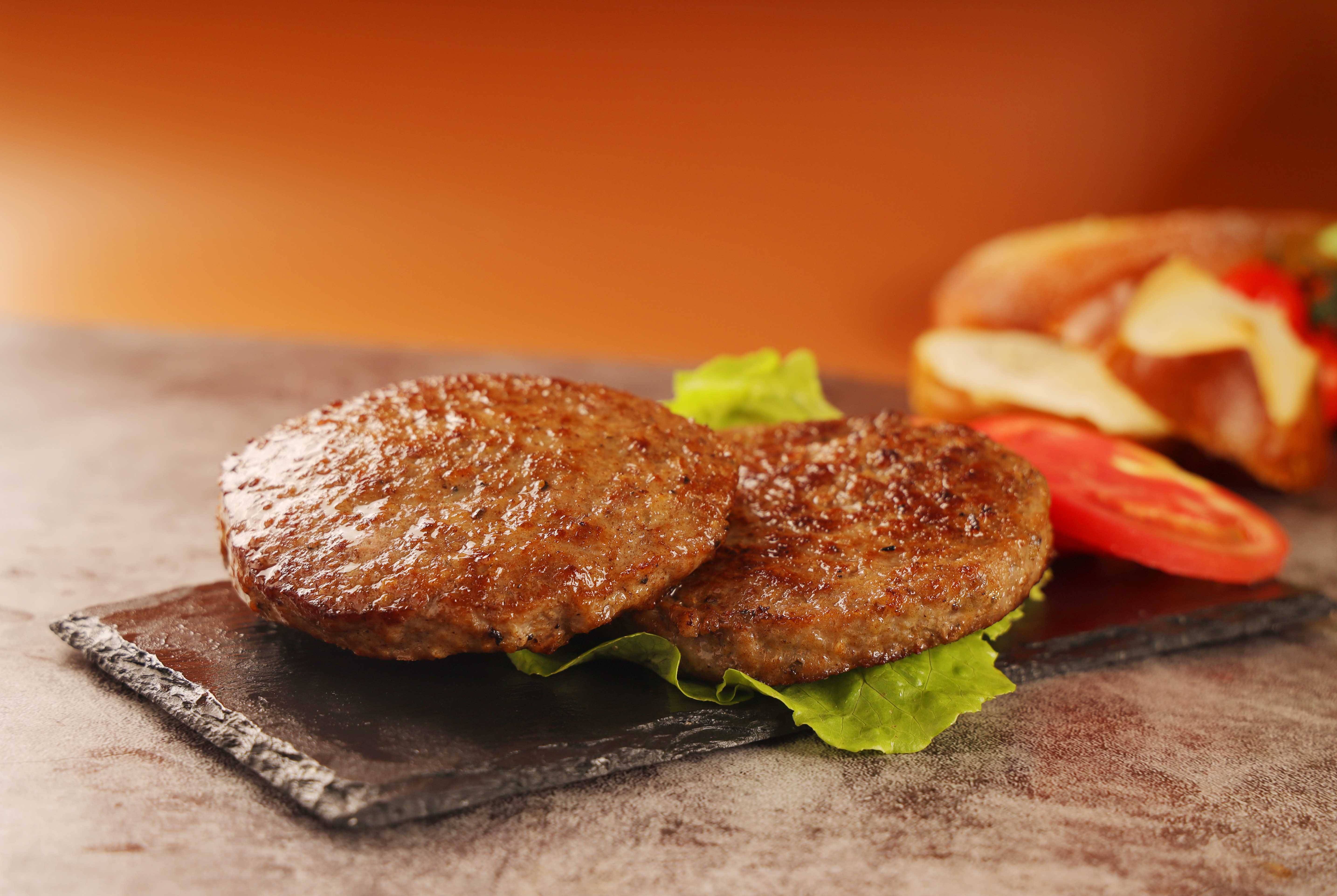 多味牛肉汉堡饼